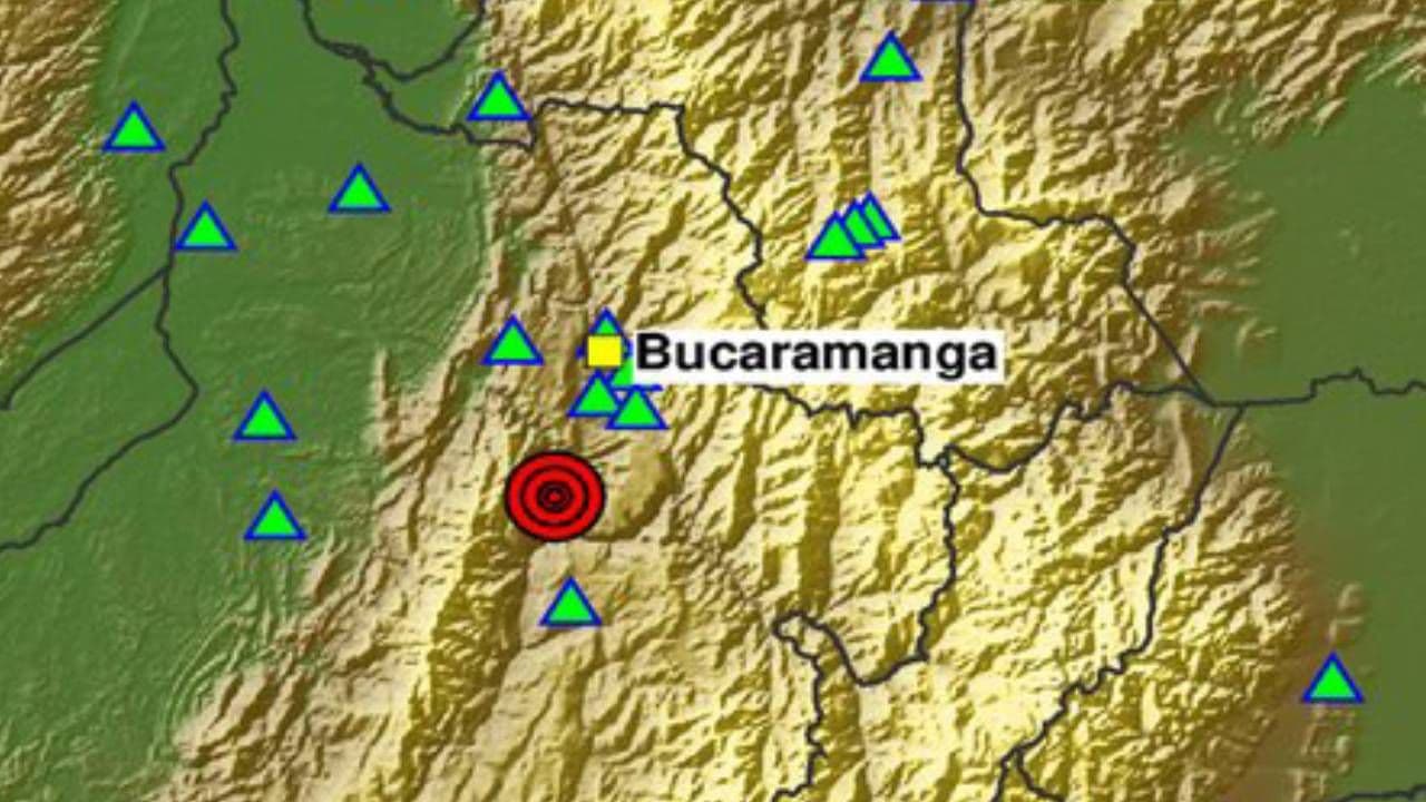 Temblor en Colombia hoy: sismo de magnitud 5.1 sacudió a Los Santos, Santander