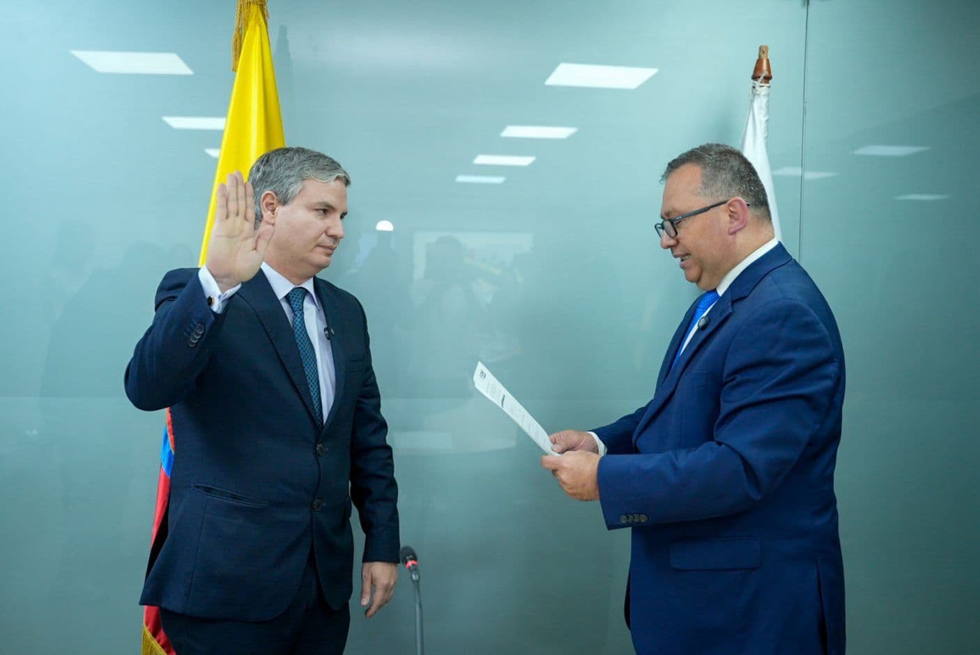 Juan Felipe Lemos es el nuevo presidente del CNE. Crédito: Redes sociales