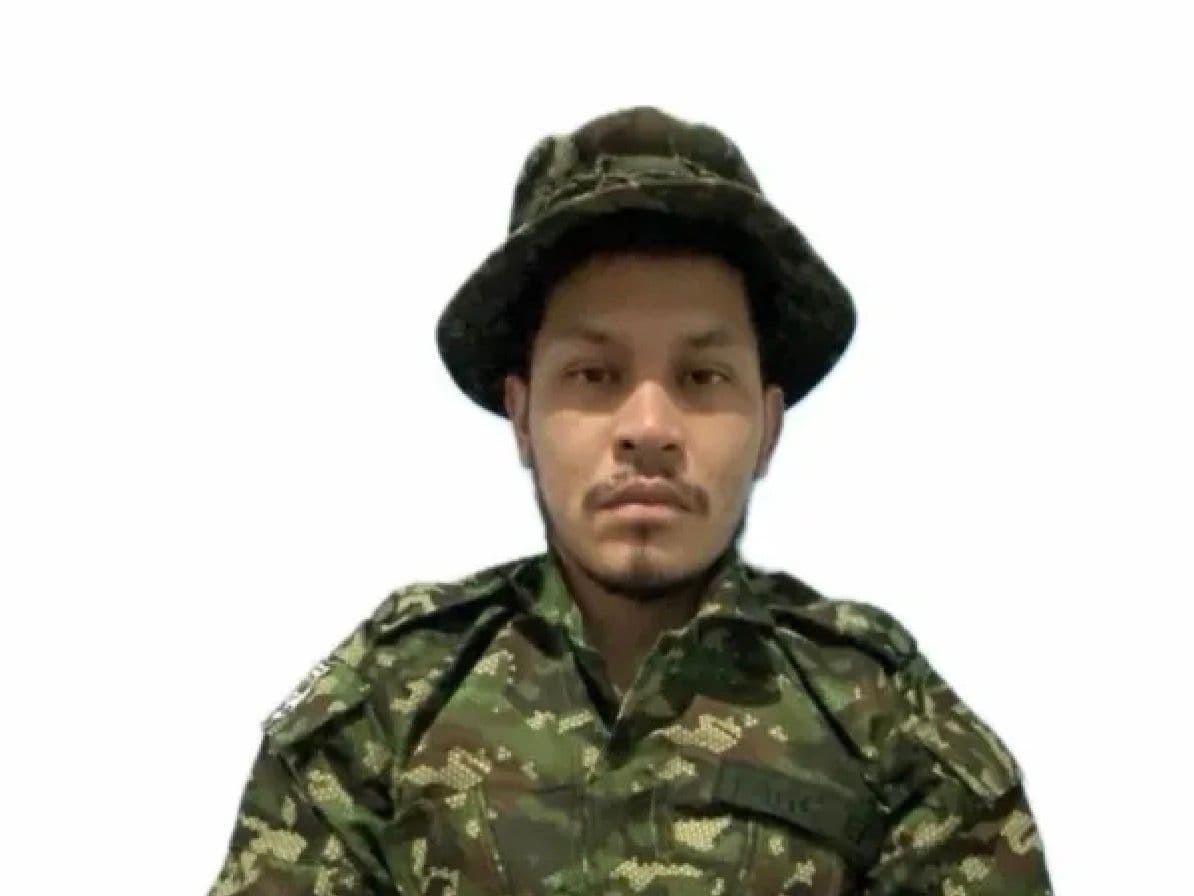El soldado José Olger Melo Charry de la legión francesa fue secuestrado tres semanas por las disidencias de las FARC. Foto: Cortesia