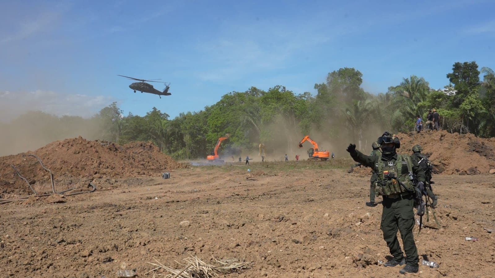 La operación Green Shield II, reunió a seis países para defender los recursos naturales y combatir los delitos ambientales. Foto: Policía Nacional.