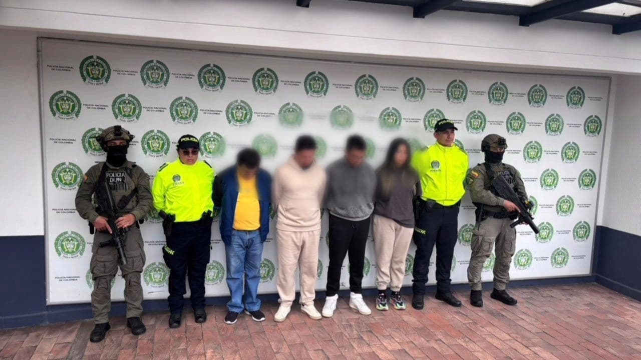 La estructura engañaba con falsas becas de estudio a España. Foto: Policía 