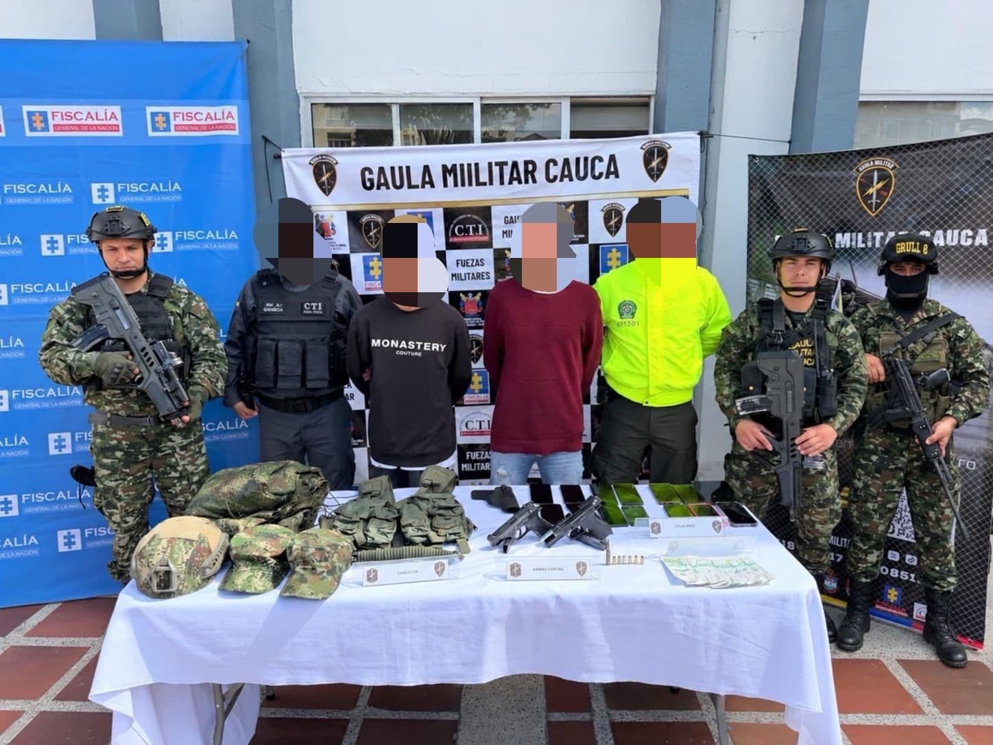 Capturados dos presuntos integrantes de Los Piratas, señalados de extorsionar y secuestrar en la vía Panamericana