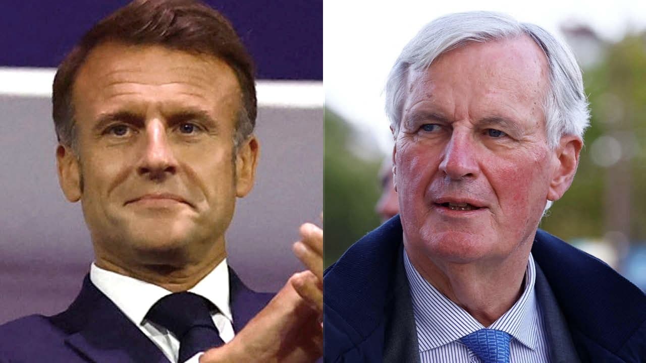 photologuephotos2024-09emmanuel_macron_presidente_de_francia_y_michel_barnier_primer_ministro_de_franciajpeg