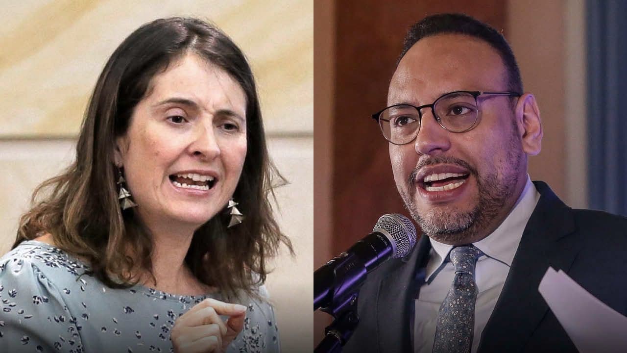 Paloma Valencia y Julián Molina