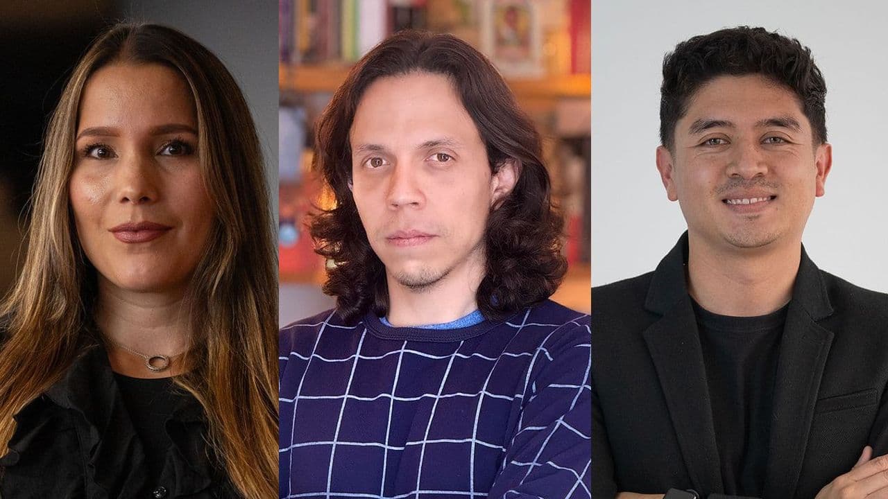Sylvia Charry, José Báez, Andrés Mateo Muñoz