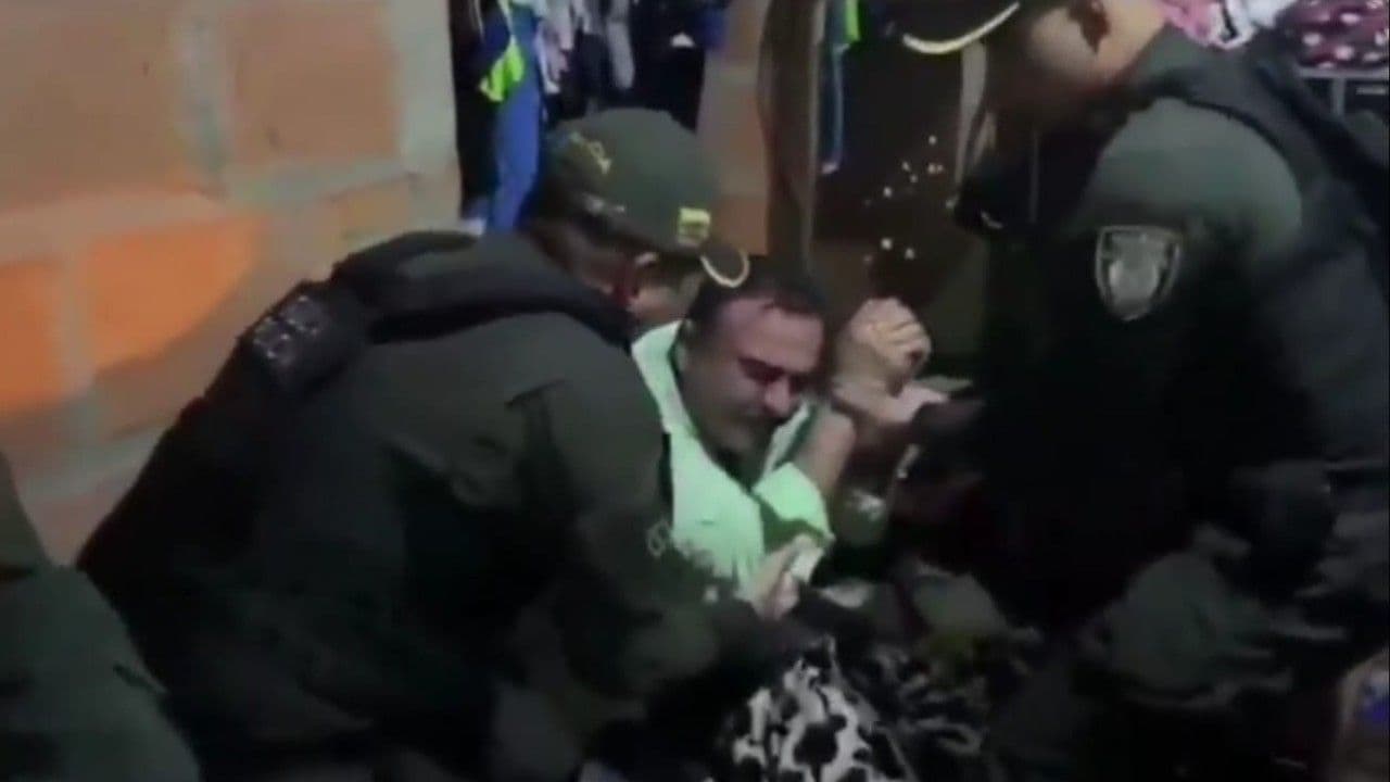 Imagen del rescate a José David Rocha 12