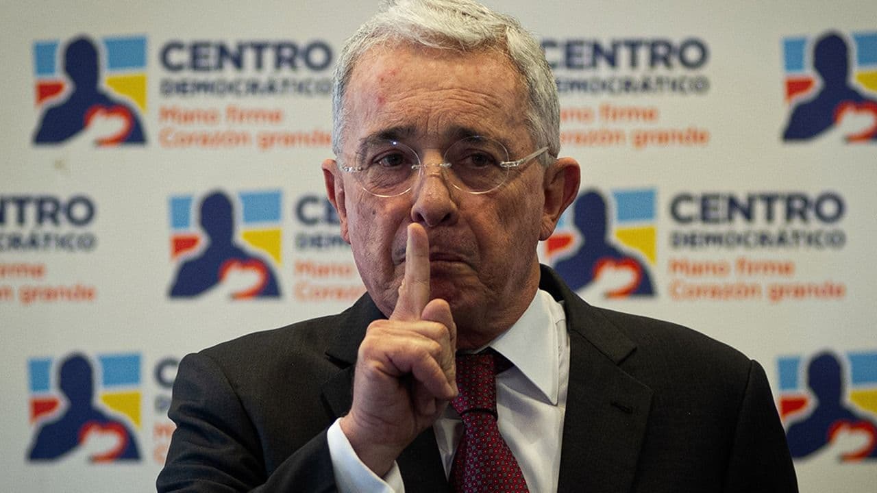 Álvaro Uribe Vélez, expresidente de Colombia y jefe natural del Centro Democrático. Foto: Reuters.