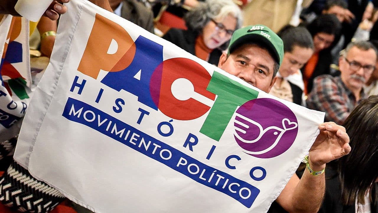 Un miembro del Pacto Histórico.