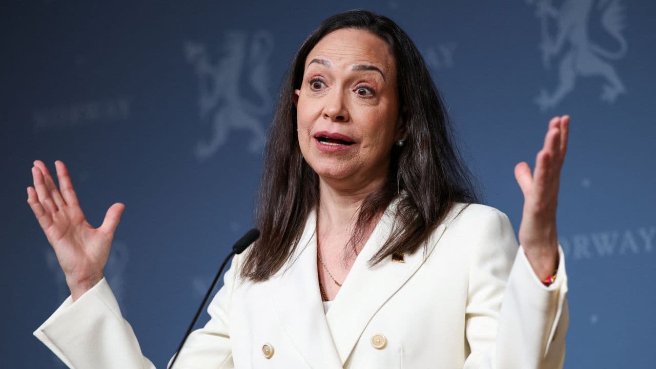 María Corina Machado en Oslo