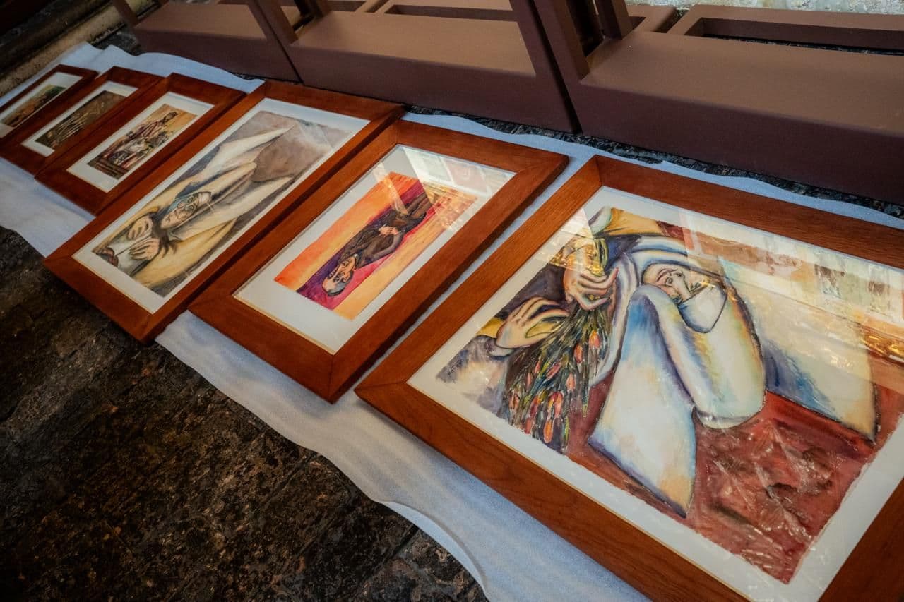 Débora Arango en el Museo Santa Clara