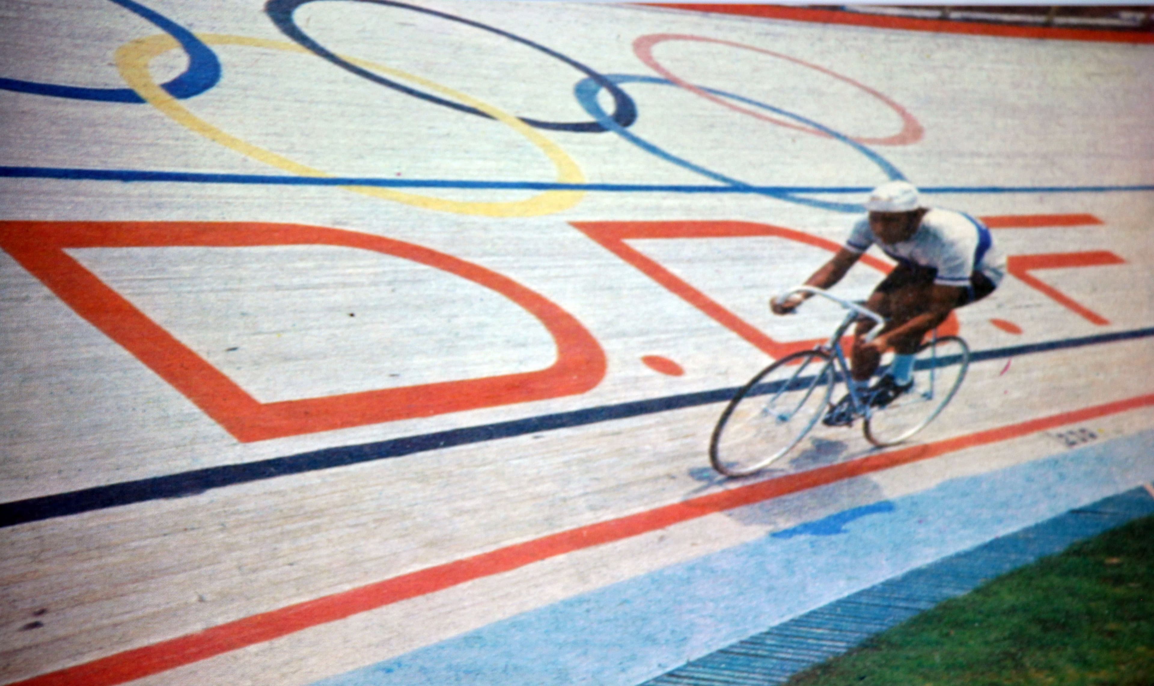 Cochise Rodrpiguez en la pista