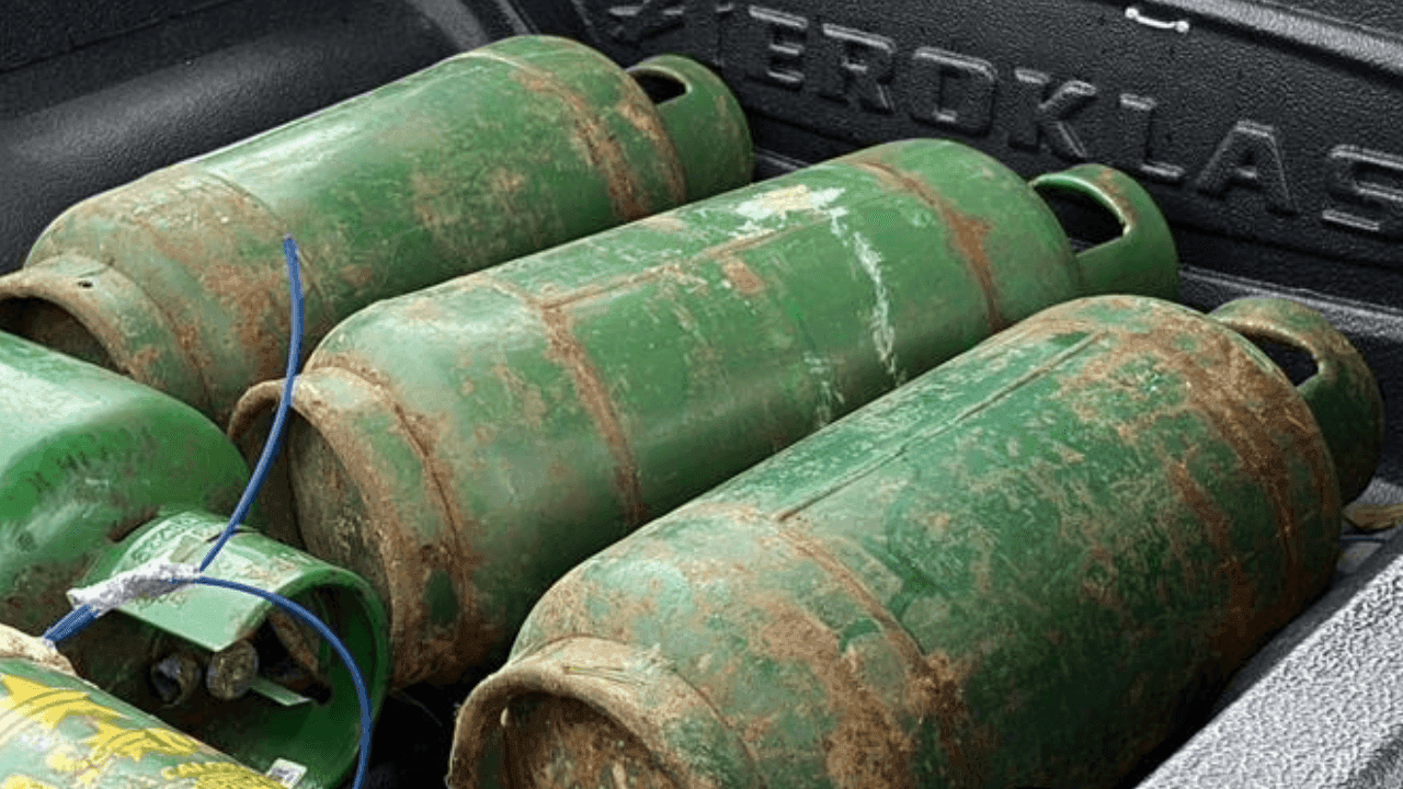 Cilindros de carro con explosivos en Popayán Cilindros de carro con explosivos en Popayán