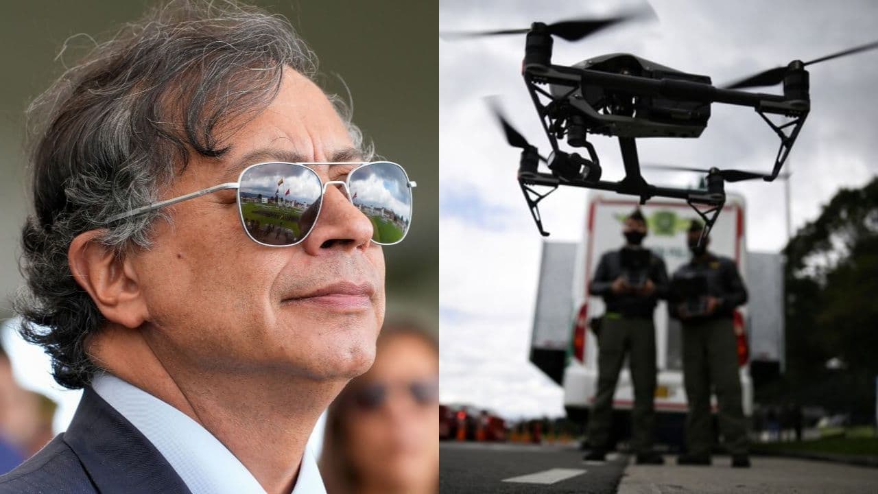 Presidente Petro sobre sistema antidrones