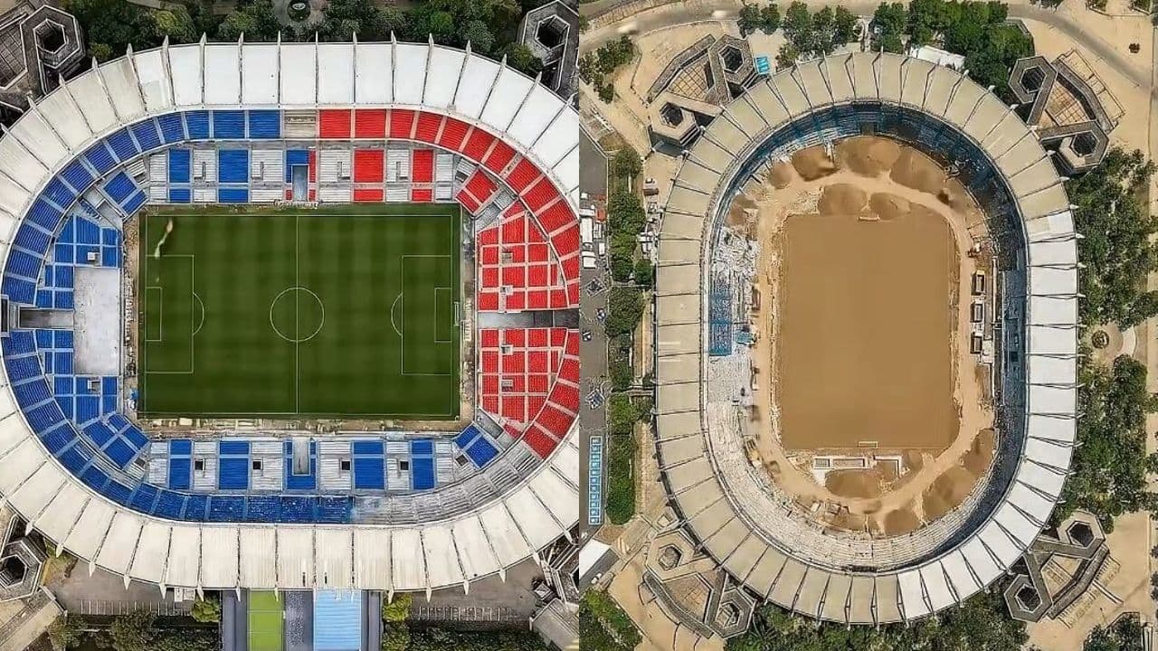 Obras del Estadio Metropolitano