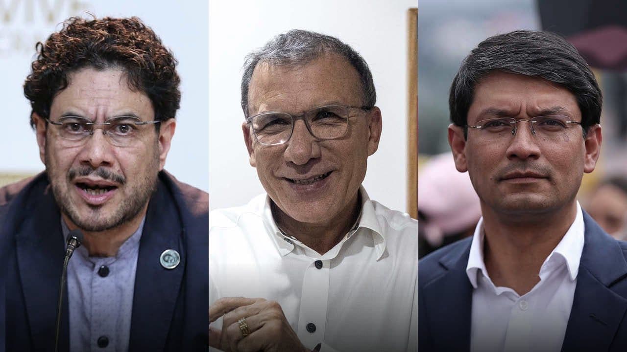 Iván Cepeda, Roy Barreras y Camilo Romero