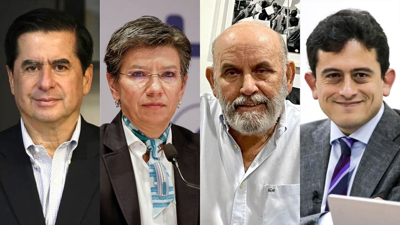 Juan Fernando Cristo, Claudia López, Mauricio Armitage y Luis Carlos Reyes.