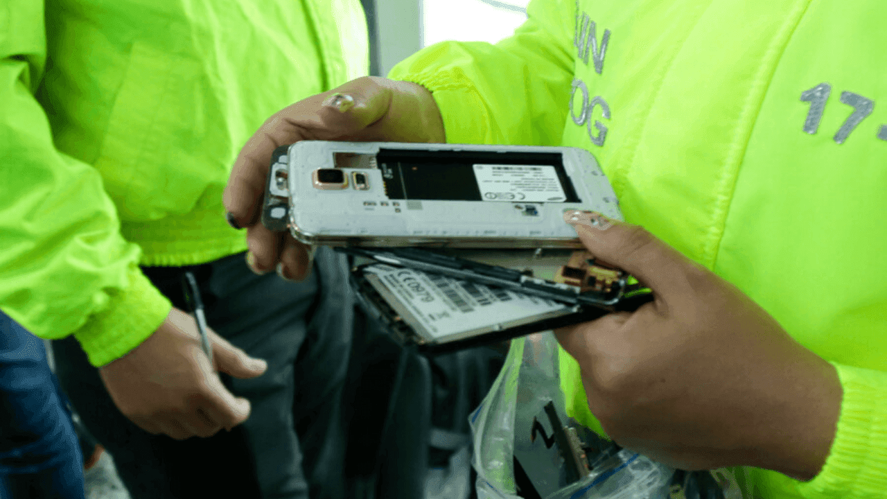 Celulares incautados