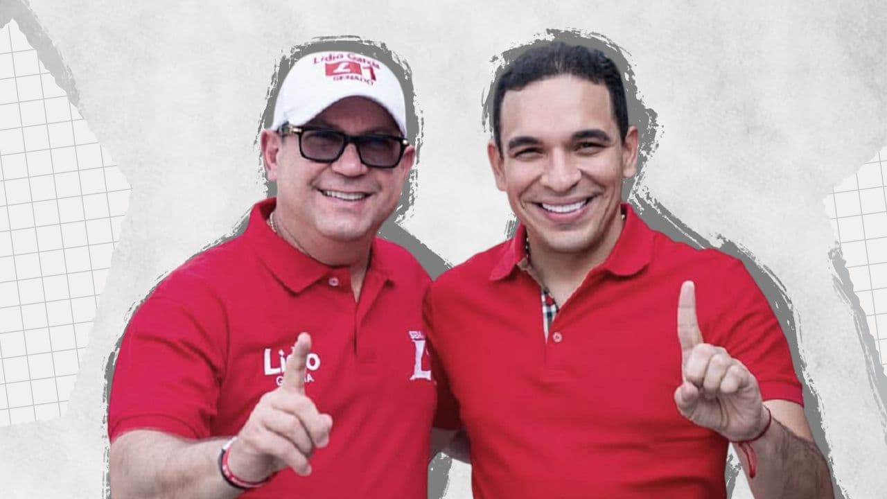 Lidio García e Iván Mauricio Soto, en la foto que selló la alianza política.