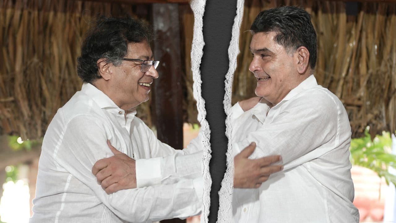 Las diferencias sobre la transparencia del proceso electoral generaron una ruptura en la relación entre el presidente Gustavo Petro y el procurador Gregorio Eljach. Foto: Juan Cano - Presidencia de la República.