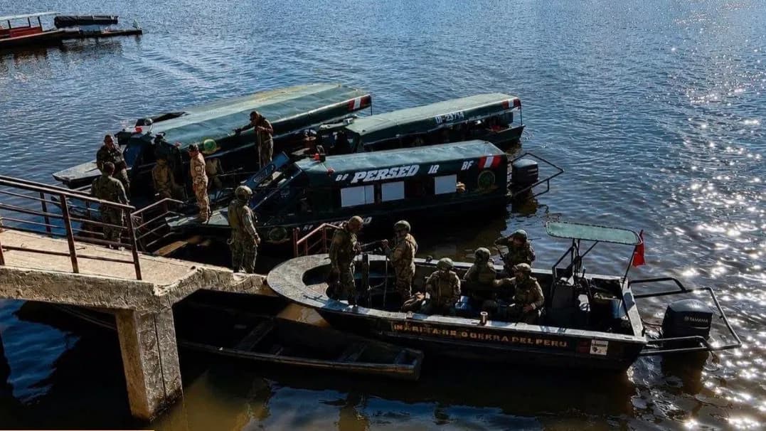 Incautan nueve toneladas de marihuana en una operación binacional en la frontera de Colombia con Perú
