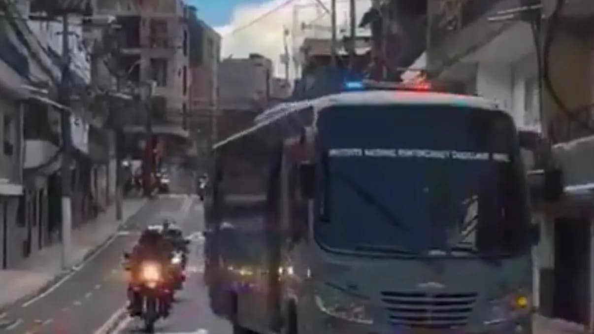 Un operativo especial se realizó en la cárcel de Itagüí donde permanecían los integrantes de la llamada Oficina. Foto: INPEC