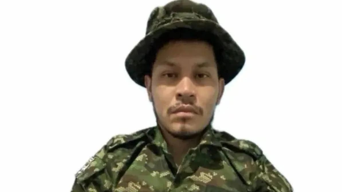 El soldado José Olger Melo Charry de la legión francesa fue secuestrado tres semanas por las disidencias de las FARC. Foto: Cortesia