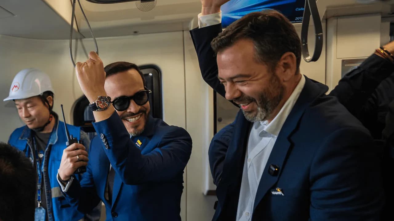 “Quiero ratificar ante ustedes mi compromiso de terminar la Línea Uno”: presidente De la Espriella visita el Metro de Bogotá