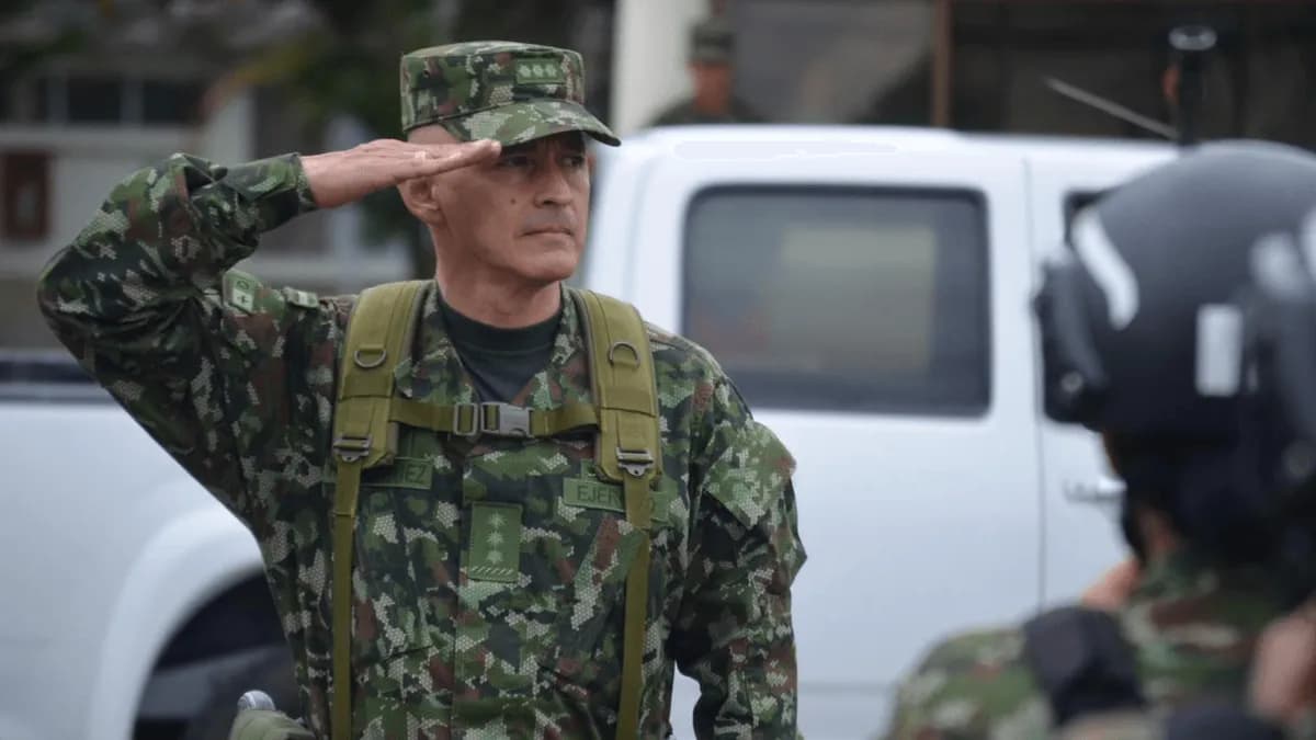 General Erick Rodríguez confirmó que fue notificado de su retiro de las Fuerzas Militares. Créditos: Colprensa