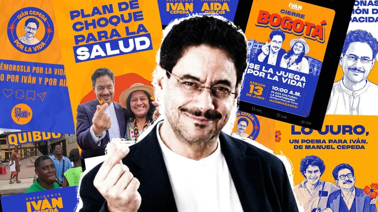 La elección en las redes: los informes que circularon sobre la última semana de la campaña de Iván Cepeda