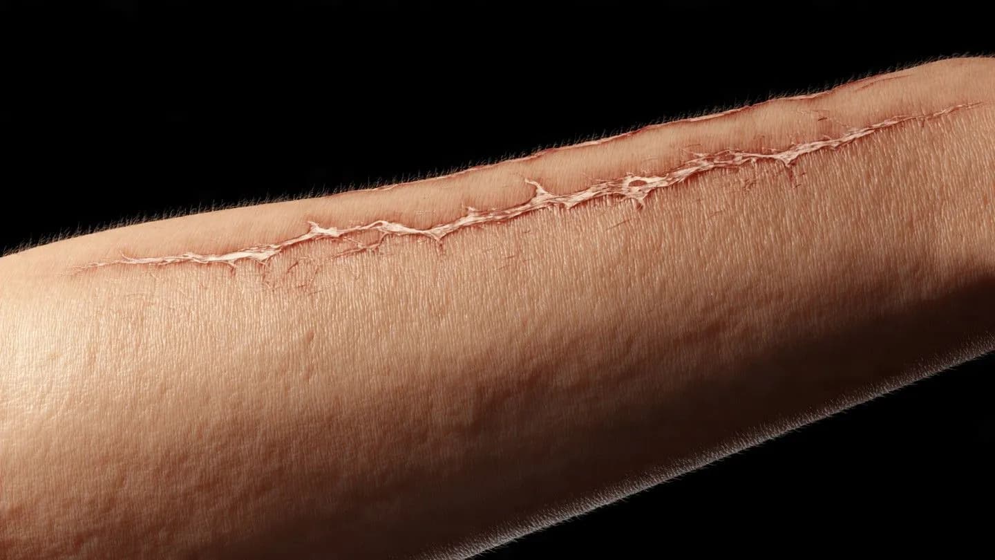 Herida en un brazo
