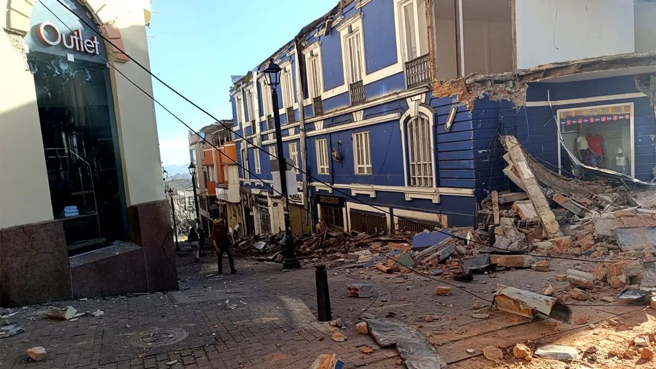 Temblor en Manizales. Foto: Redes sociales