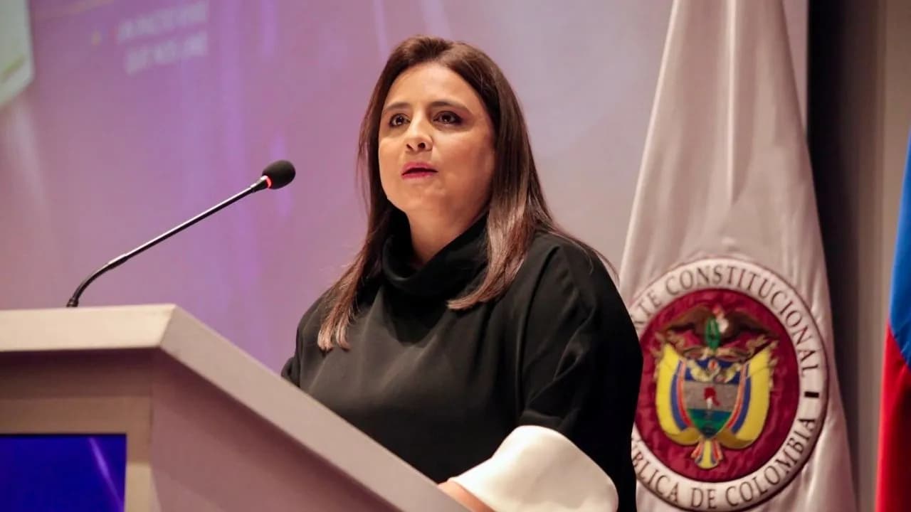 Paola Meneses, presidenta de la Corte Constitucional. Foto: Corte Constitucional.