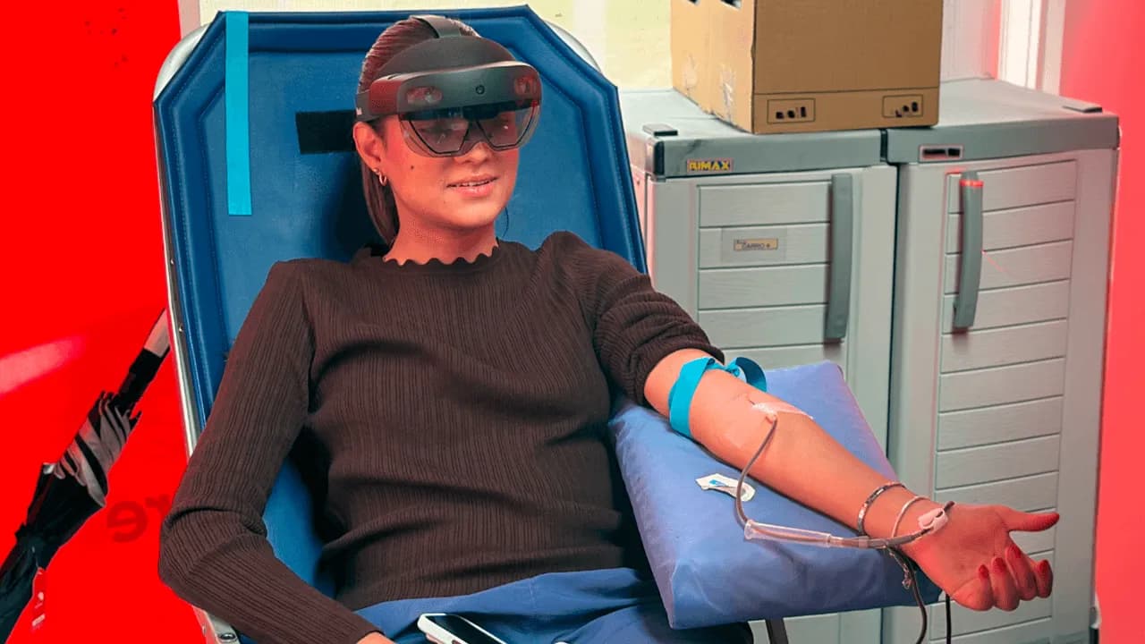 Realidad mixta para donar sangre: la apuesta para que los jóvenes pierdan el miedo y se conviertan en donantes recurrentes