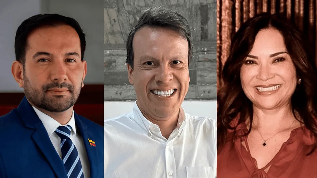 Didier Blanco, director del DNP; Leonardo Huerta, director de Función Pública, y Diana Bravo, presidenta de la SAE | Crédito: Colprensa - Redes sociales
