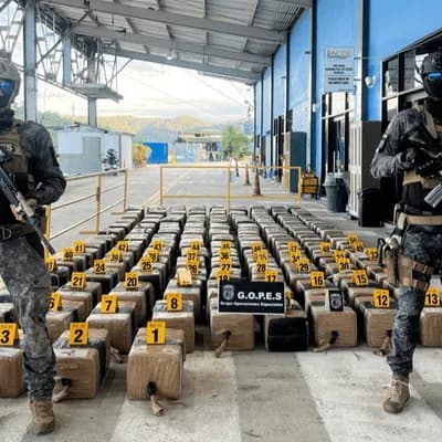 Incautan 2,6 toneladas de cocaína en operación entre Colombia y Costa Rica: avaluadas en 20 millones de dólares