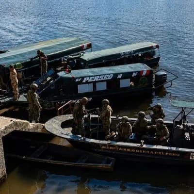 Incautan nueve toneladas de marihuana en una operación binacional en la frontera de Colombia con Perú