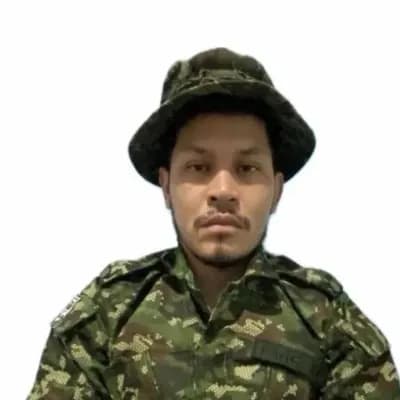 El soldado José Olger Melo Charry de la legión francesa fue secuestrado tres semanas por las disidencias de las FARC. Foto: Cortesia