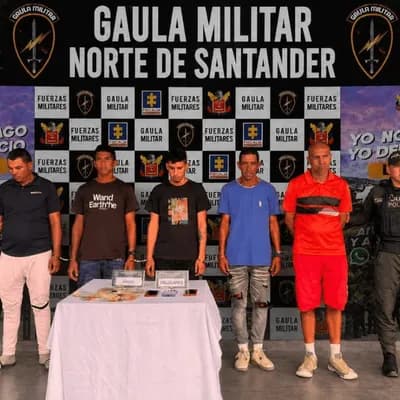 Capturan a cinco presuntos integrantes del Tren de Aragua por extorsión en Norte de Santander