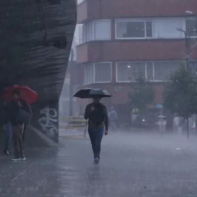 El Ideam prevé lluvias en varias regiones del país durante el fin de semana de elecciones. Créditos: Colprensa