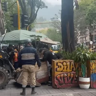 Retiran materas del punto de memoria de Dilan Cruz en Bogotá: Distrito explica intervención del árbol