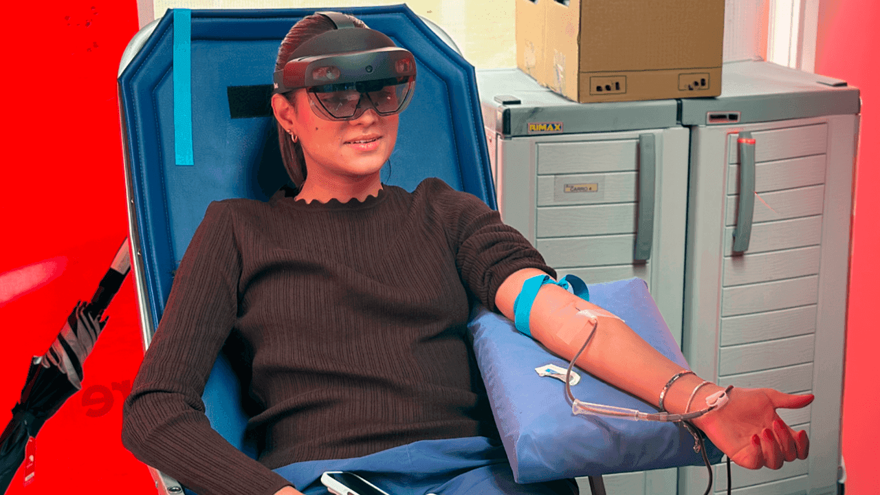 Realidad mixta para donar sangre: la apuesta para que los jóvenes pierdan el miedo y se conviertan en donantes recurrentes
