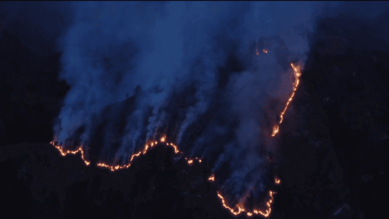 Incendio forestal en Puerres, Nariño, completa cuatro días activo y amenaza viviendas y cultivos