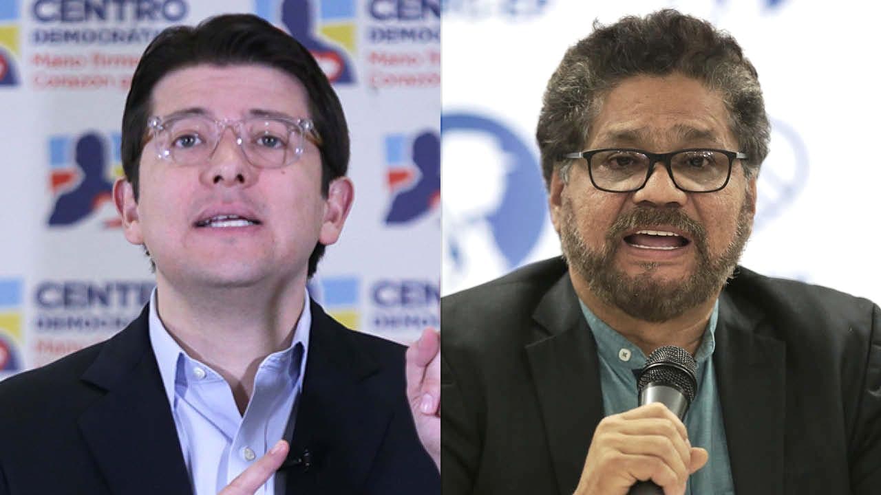 Miguel Uribe e Iván Márquez