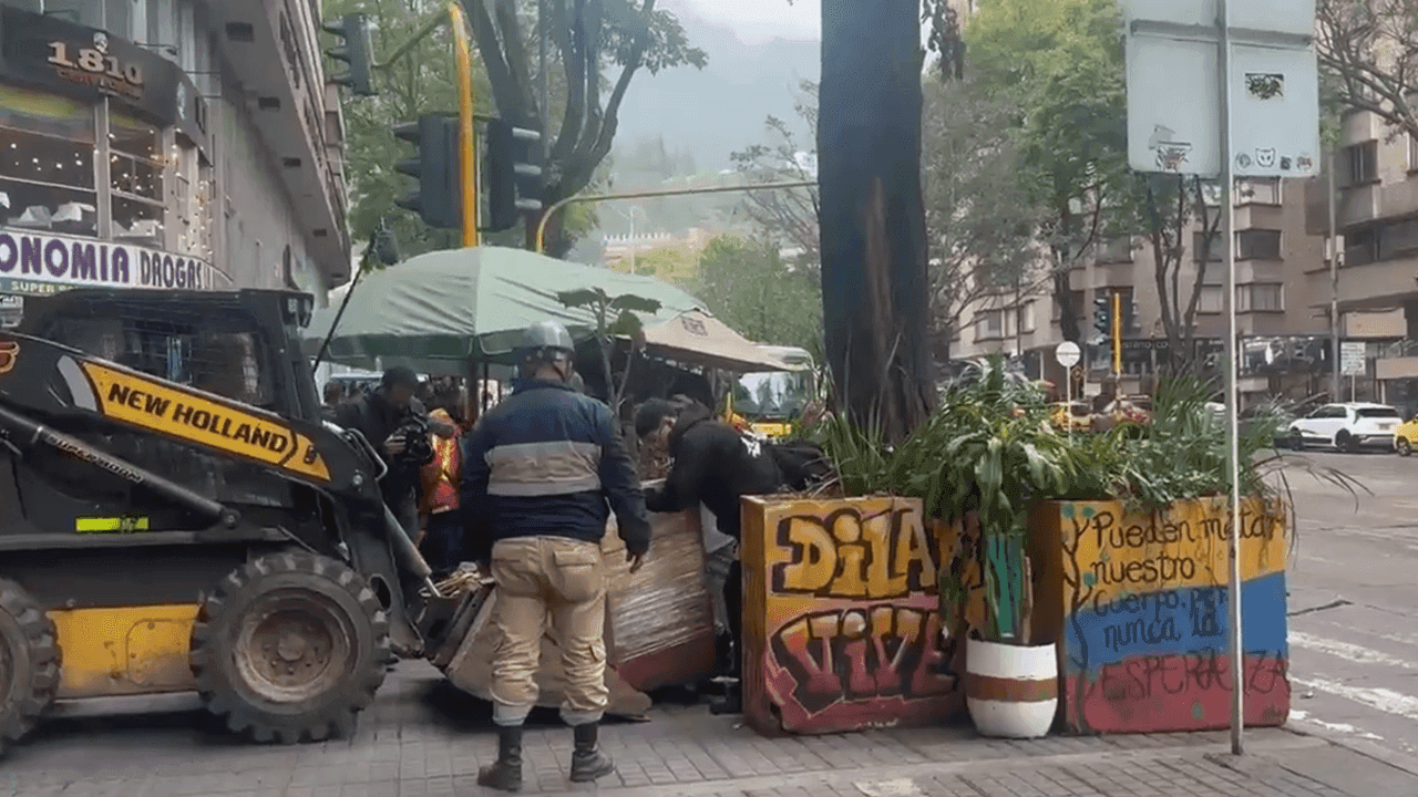Retiran materas del punto de memoria de Dilan Cruz en Bogotá: Distrito explica intervención del árbol