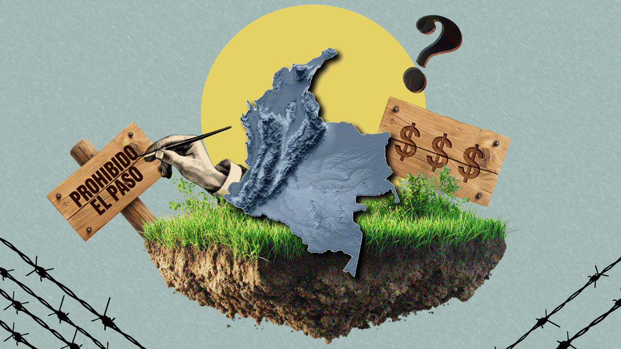 En Colombia no se ha podido cuantificar qué tantos terrenos baldíos hay en el país. Crédito imagen: Fotoilustración CAMBIO. 
