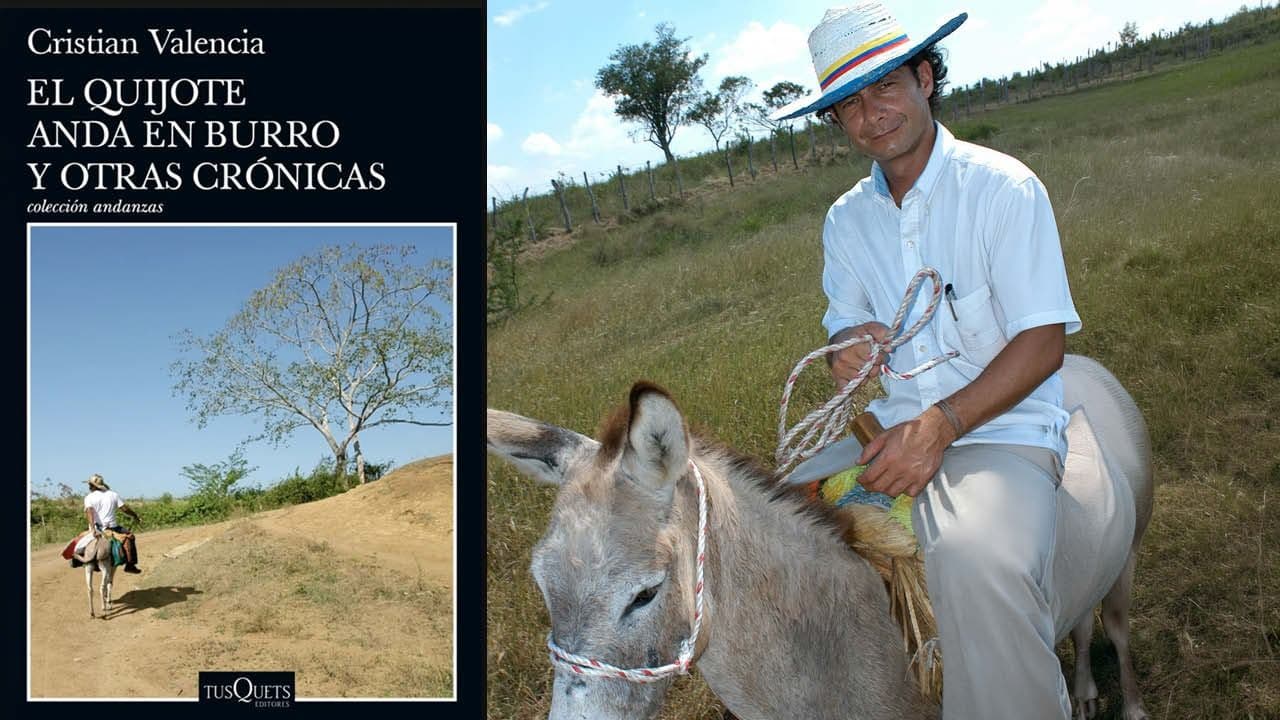 Cristian Valencia en la reportería de El Quijote anda en burro. Créditos: Archivo personal Cristian Valencia en la reportería de El Quijote anda en burro. Créditos: Archivo personal