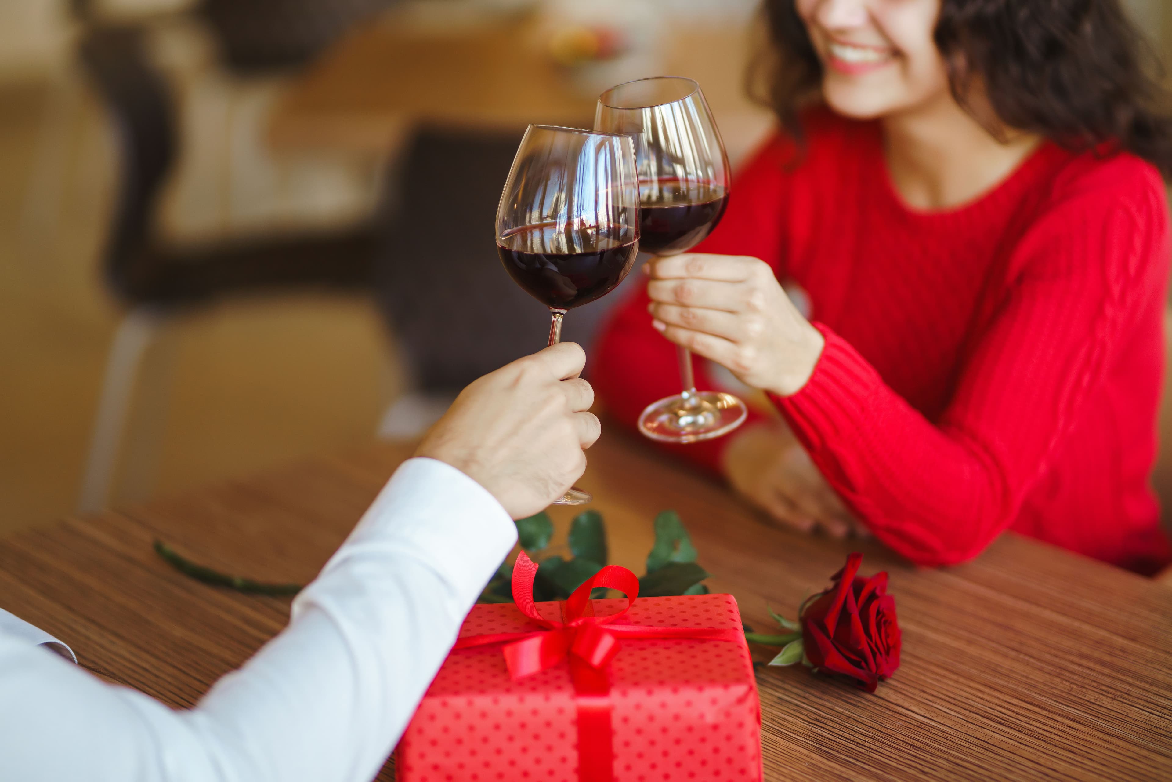 Pareja en San Valentín. Pareja en San Valentín.