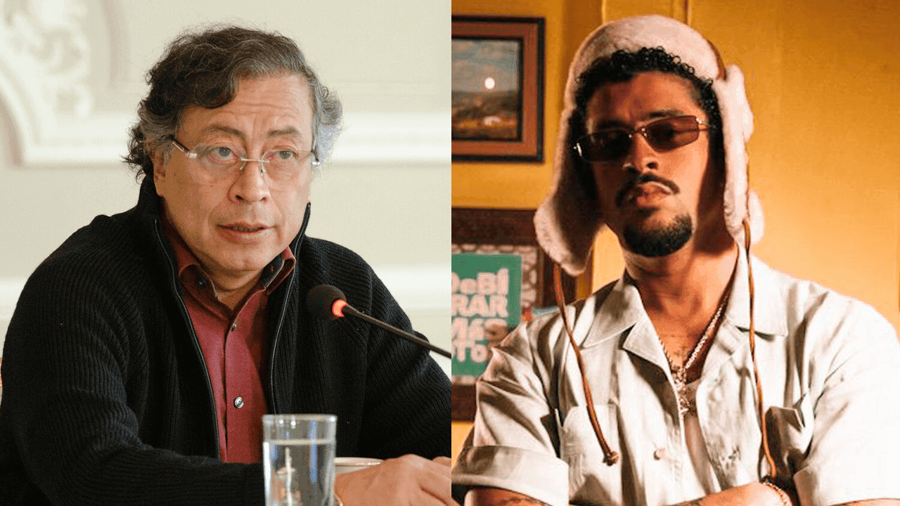Gustavo Petro y Bad Bunny Gustavo Petro y Bad Bunny