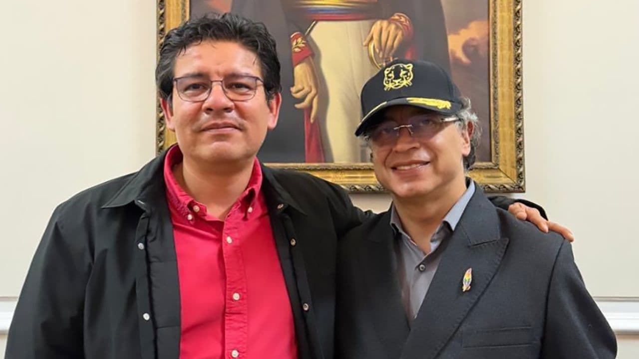 José Raul Moreno y Gustavo Petro José Raul Moreno y Gustavo Petro