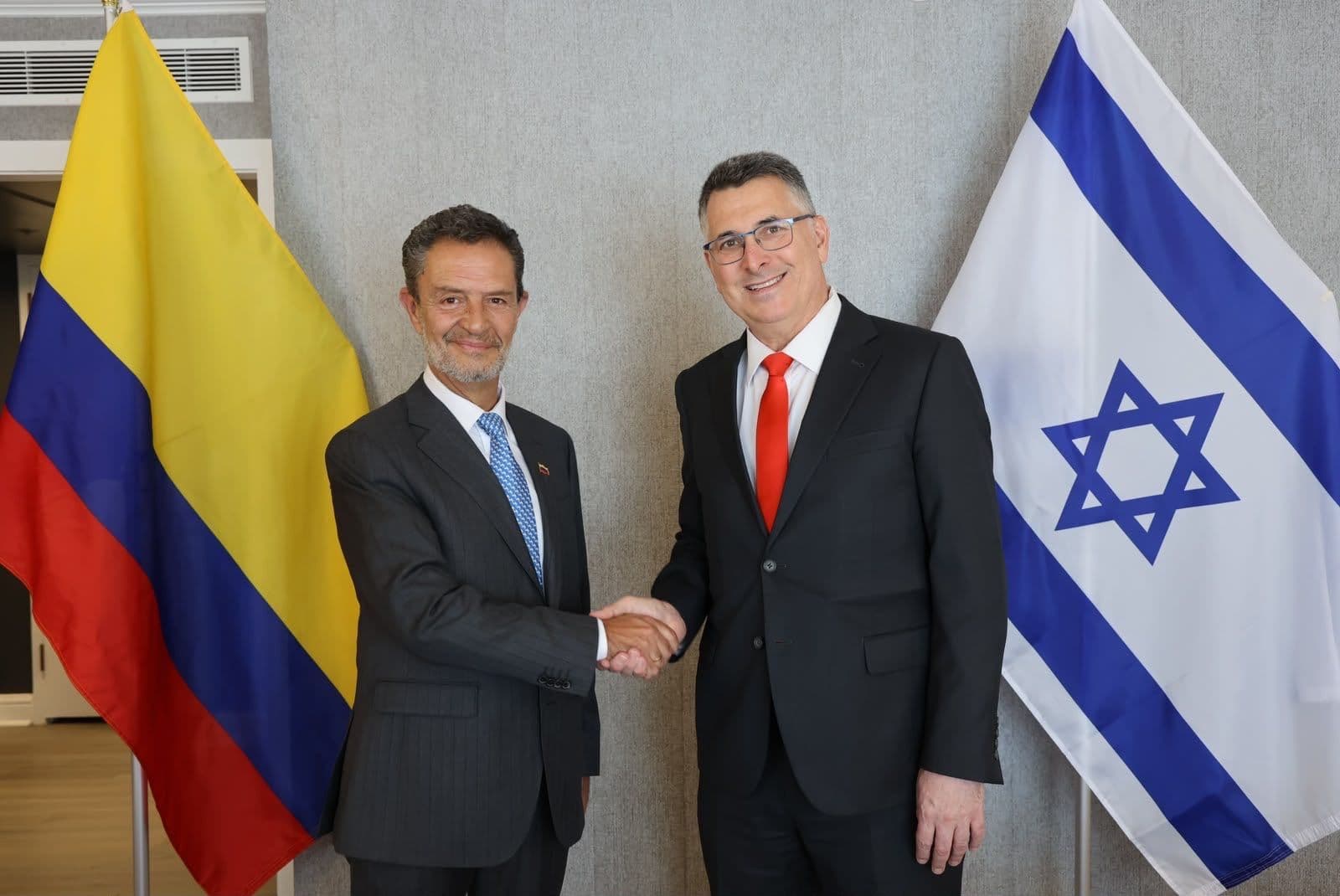 El Canciller designado Omar Bula junto a su homólogo israelí después del encuentro en Washington. Crédito: Redes Sociales El Canciller designado Omar Bula junto a su homólogo israelí después del encuentro en Washington. Crédito: Redes Sociales